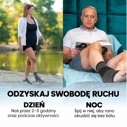 Pewny Krok Comfort™ - regulowana opaska stabilizująca stopę i kostkę